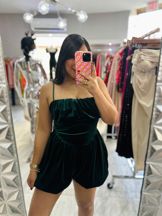 VELVET ROMPER