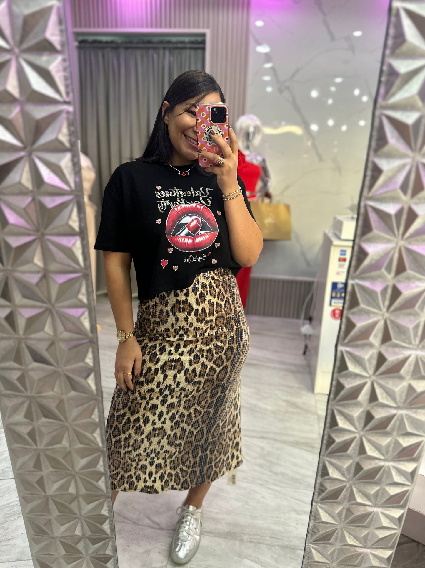 SEQUIN ANIMAL PRINT