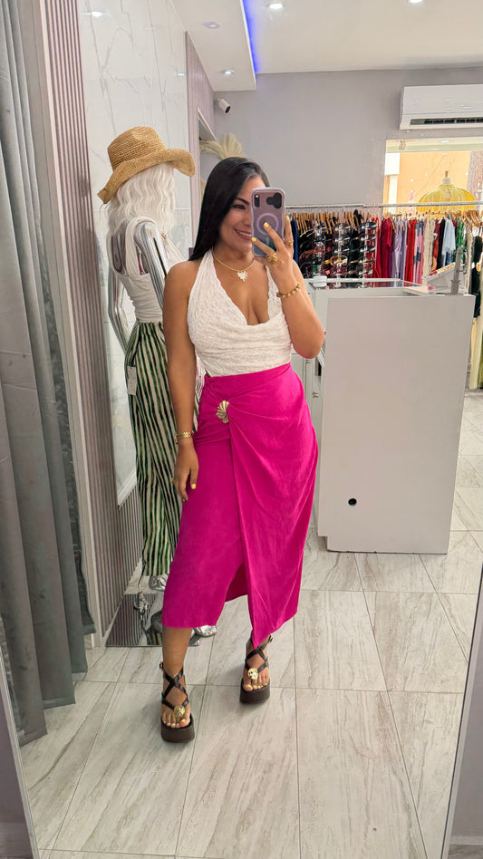 NARELA MAGENTA SKIRT