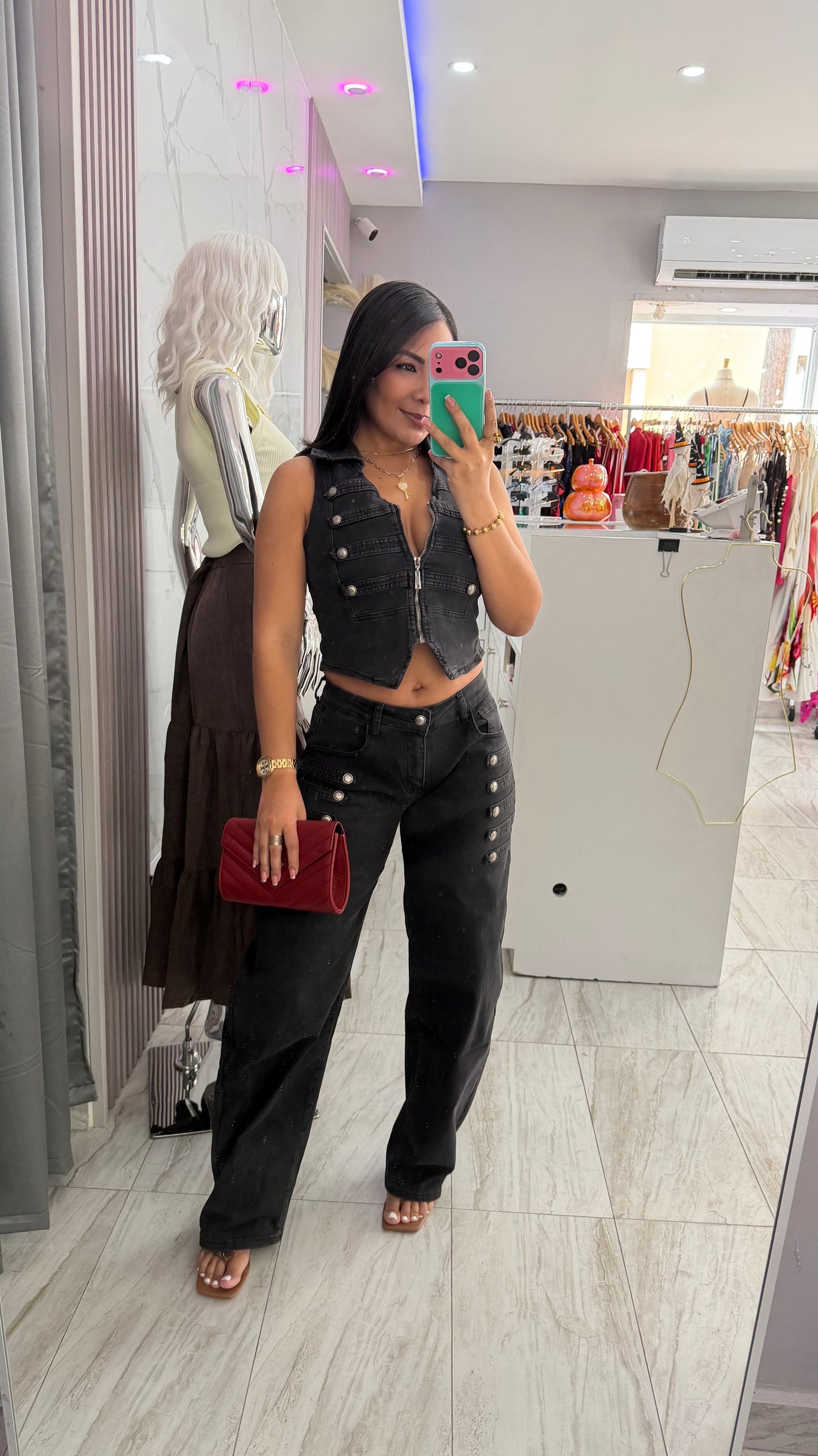 NAPOLEON BLACK PANT SET