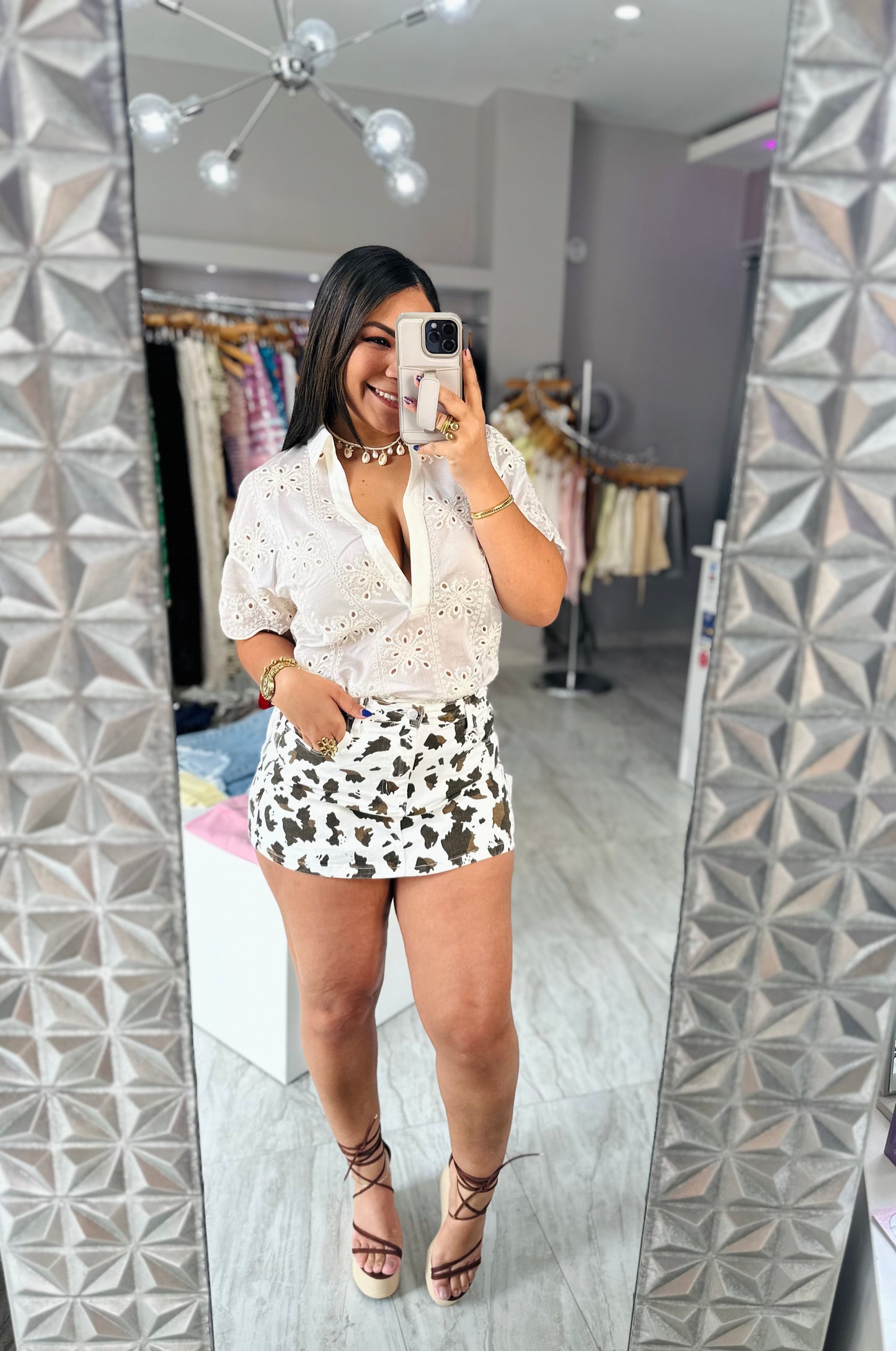 VAQUITA PRINT SKORT