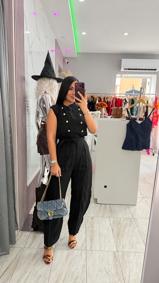 NAPOLEON JUMPSUIT NEGRO