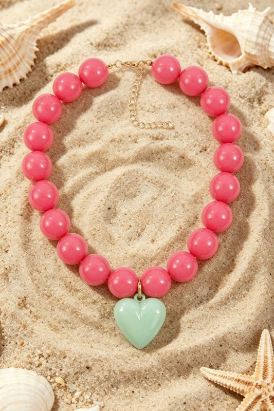 BOHO POLKA NECKLACE VARIOS COLORES