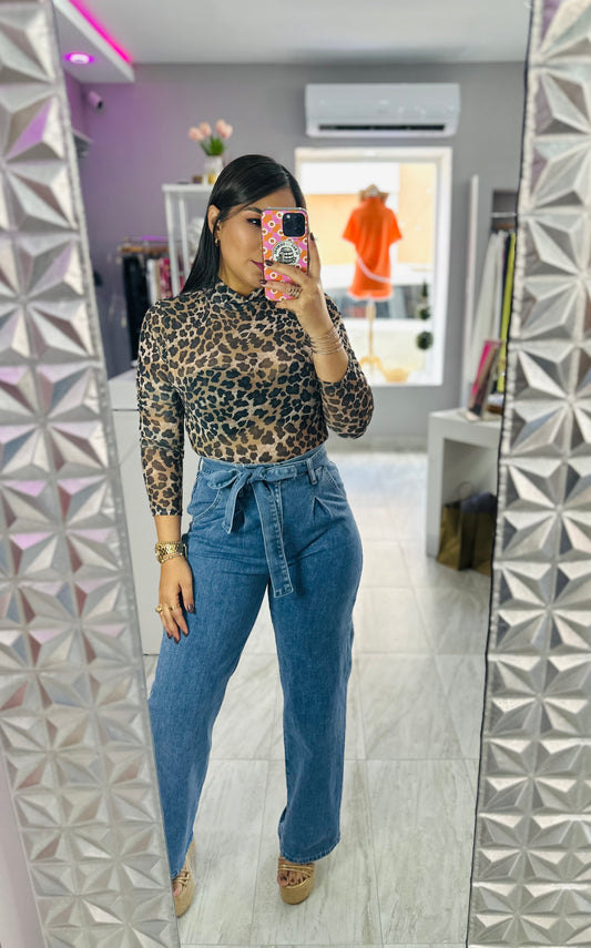 BODYSUIT ANIMAL PRINT