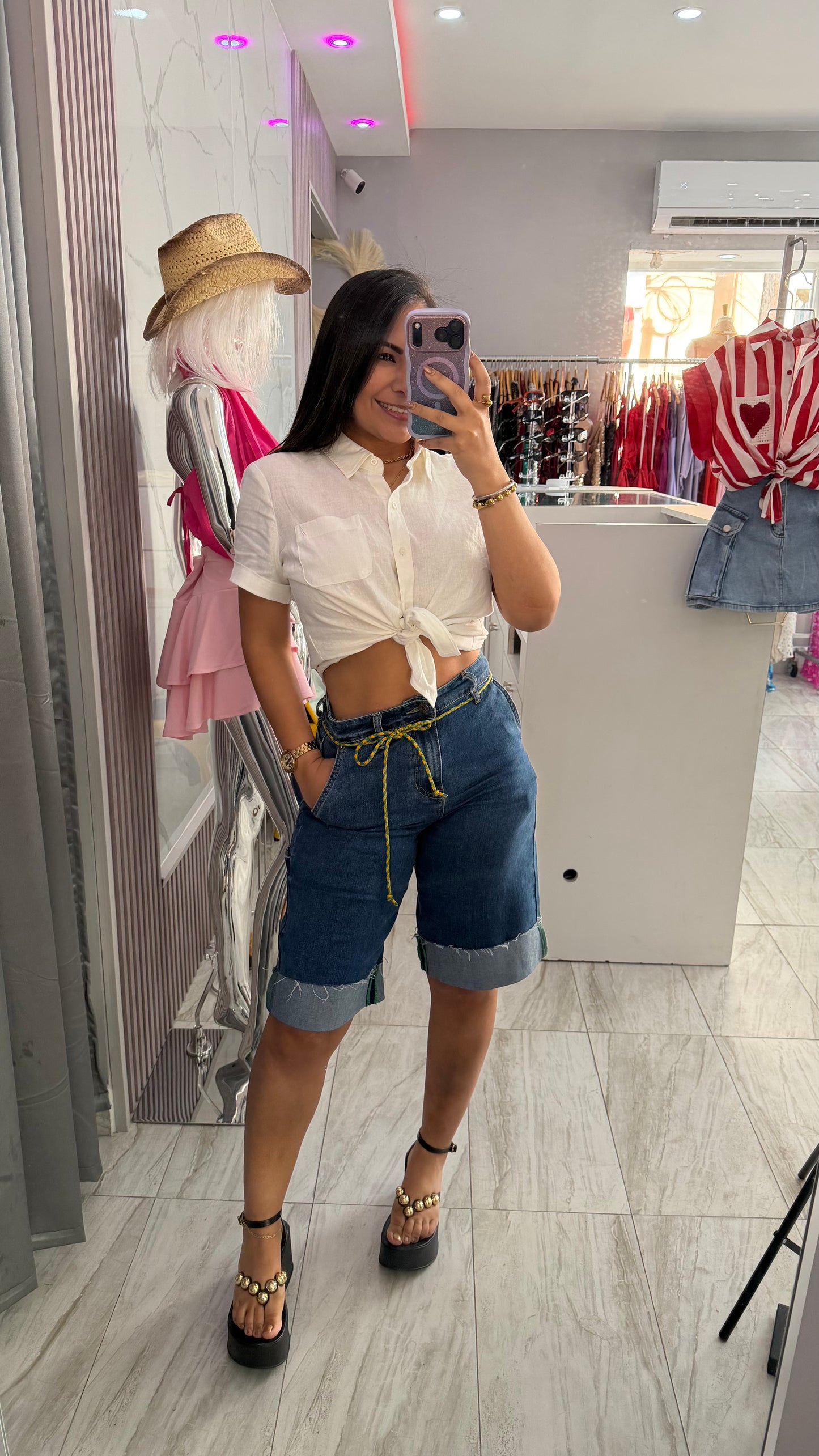 VIBRANT BERMUDA PANT