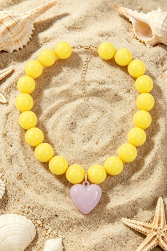 BOHO POLKA NECKLACE VARIOS COLORES
