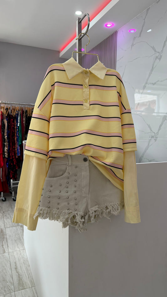 EMMA WHITE SHORT