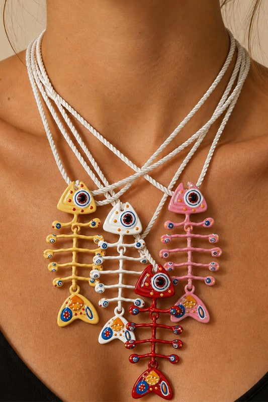 FISH PENDANT NECKLACE