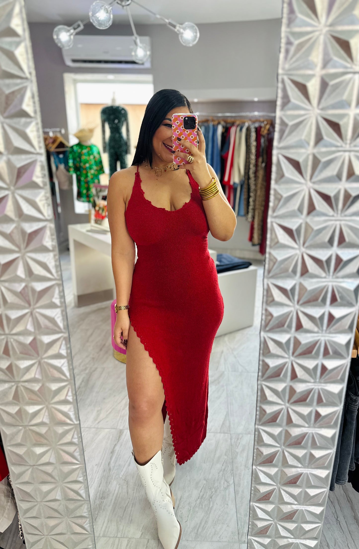 COLOR CHERRIE DRESS