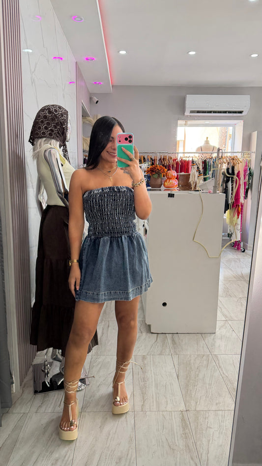 DENIM DRESS