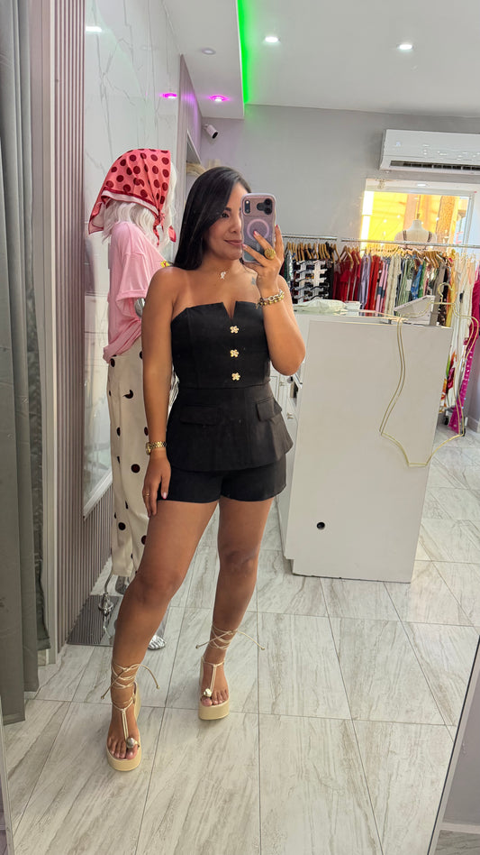 BLACK ROMPER