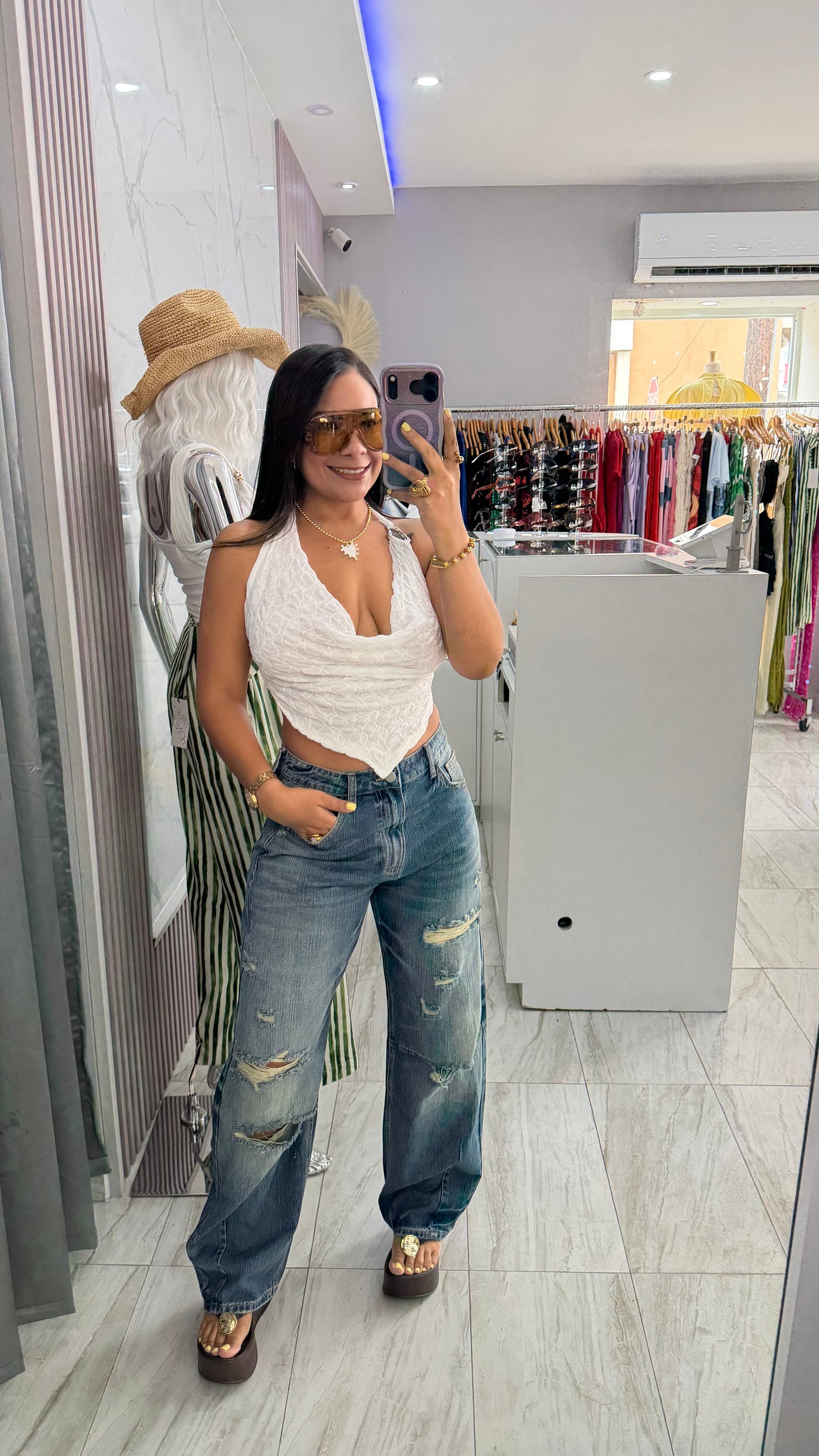 VERO DENIM PANT