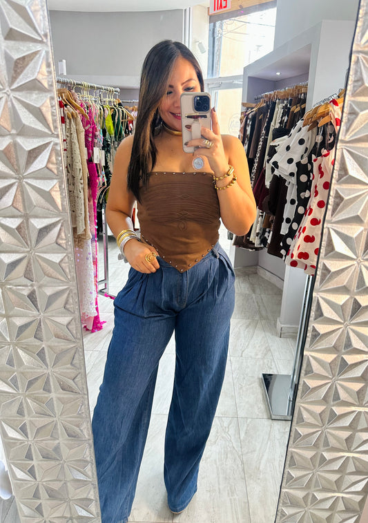 DARK DENIM JEANS