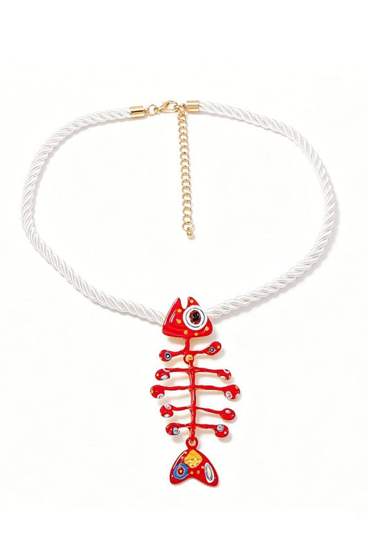 FISH PENDANT NECKLACE