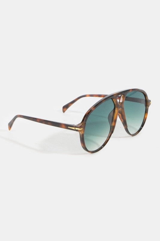 AVIATOR SHIELD SUNGLASSES