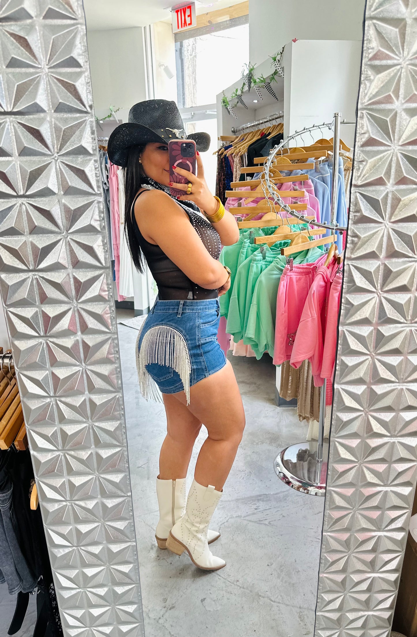 COWGIRL DENIM SHORT