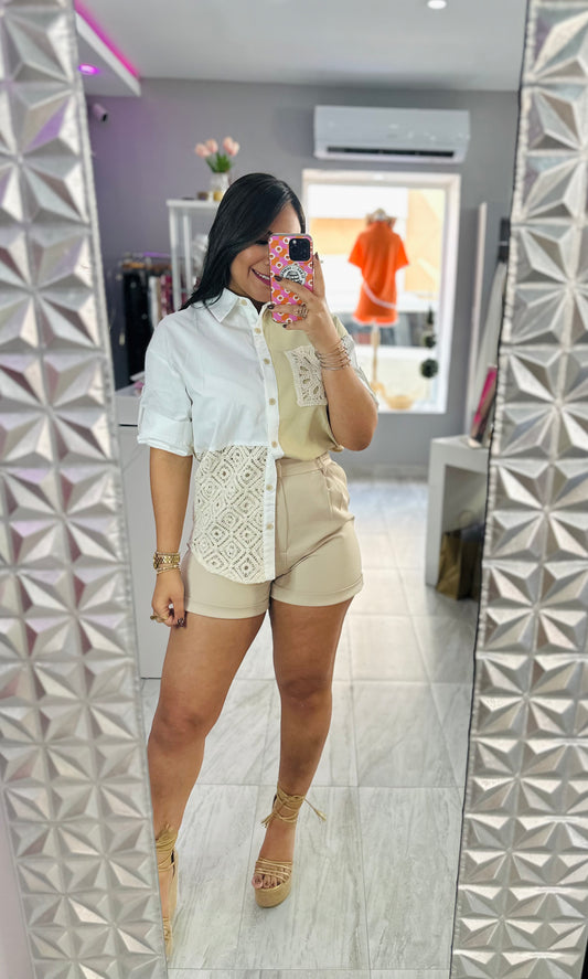 NYLON WHITE SHIRT