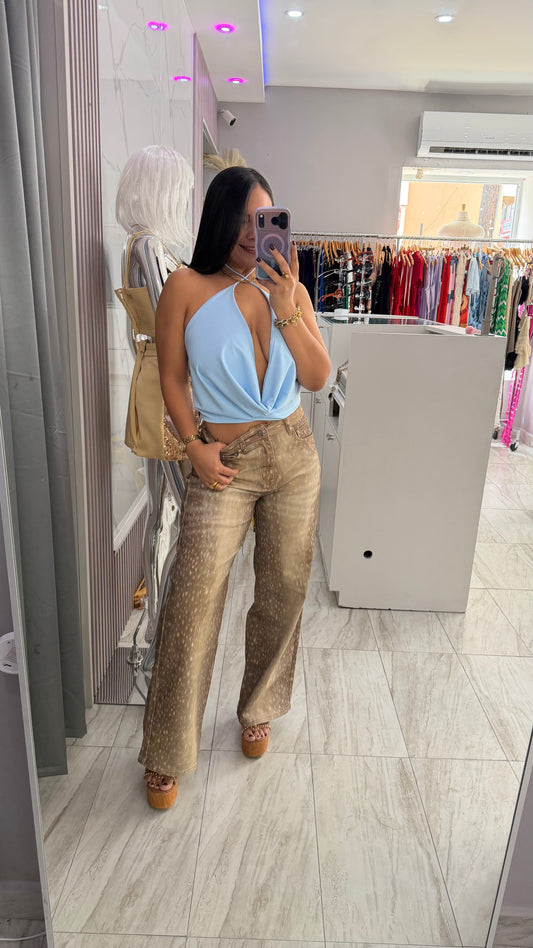 BABY BLUE BASIC TOP