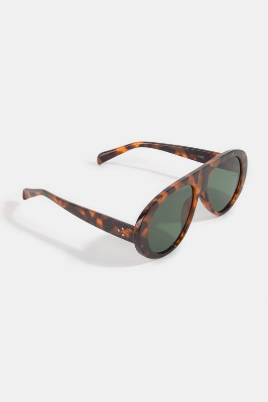AVIATOR SHIELD SUNGLASSES