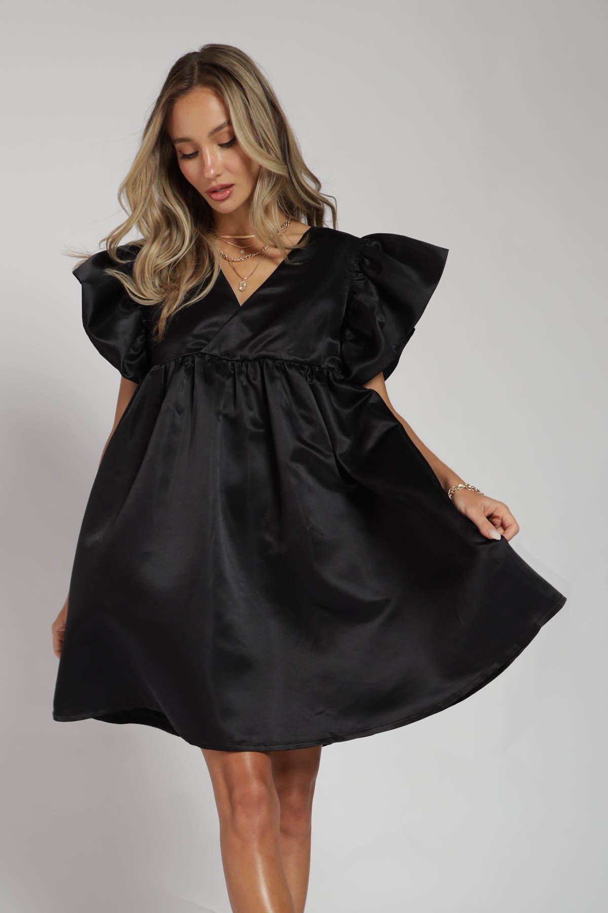 BLACK DOLL DRESS