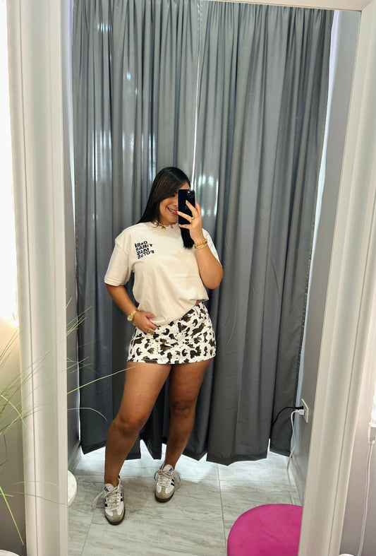 VAQUITA PRINT SKORT