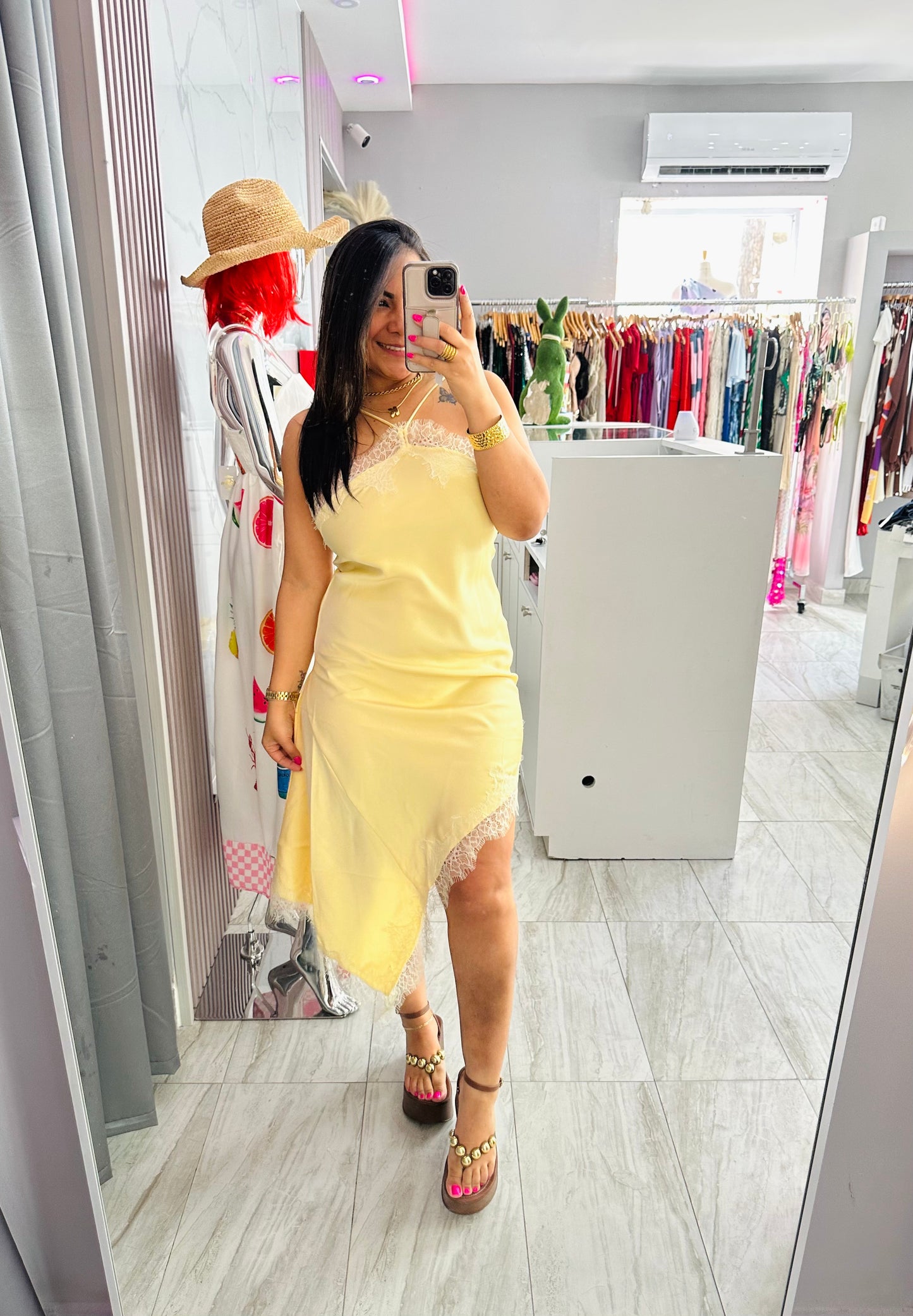 SATIN LACE TOP OR DRESS