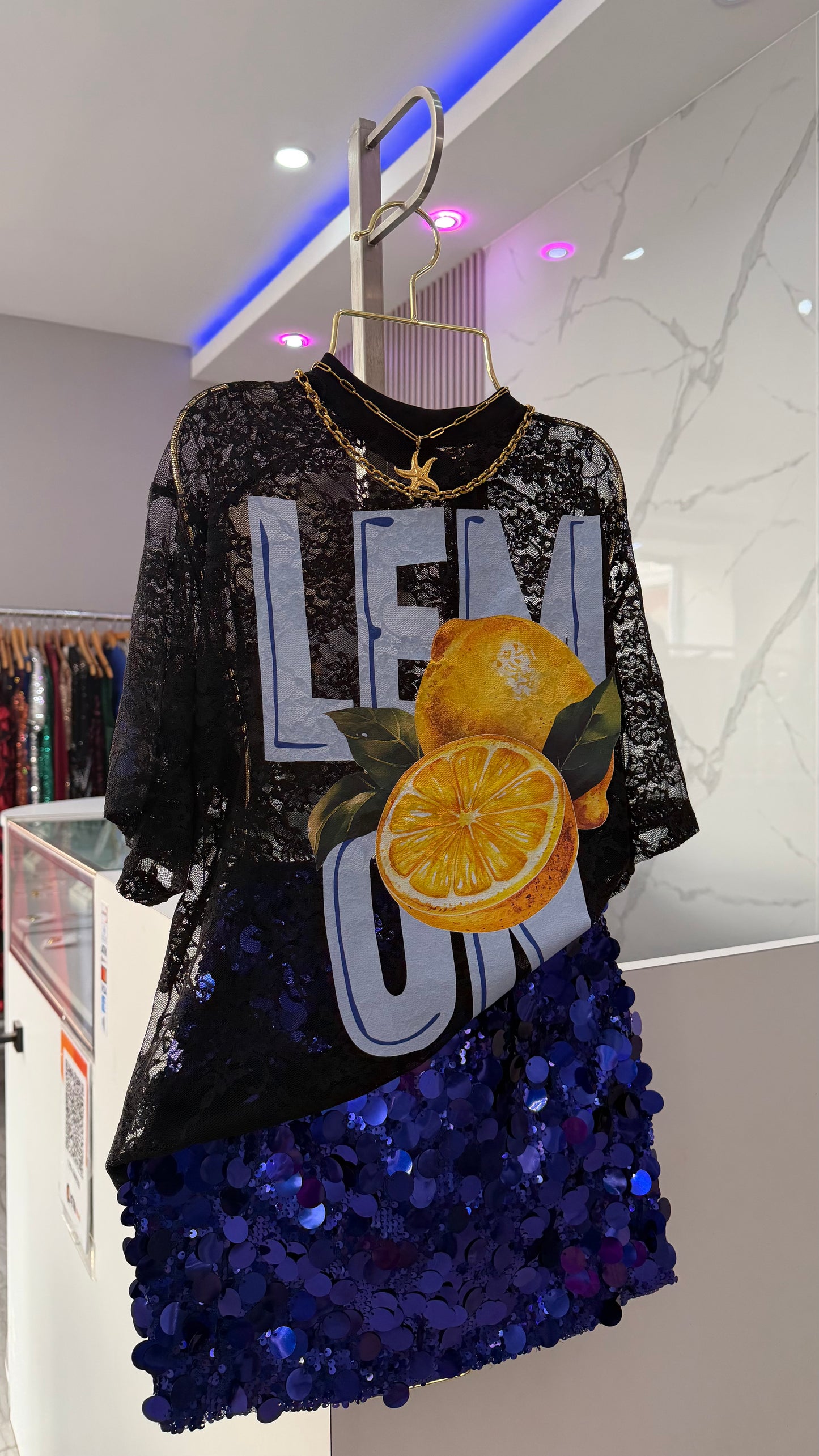 PEPSI SEQUIN SKIRT