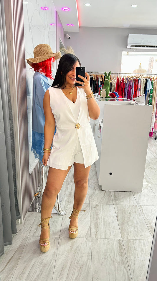ELEGANT ROMPER WHITE