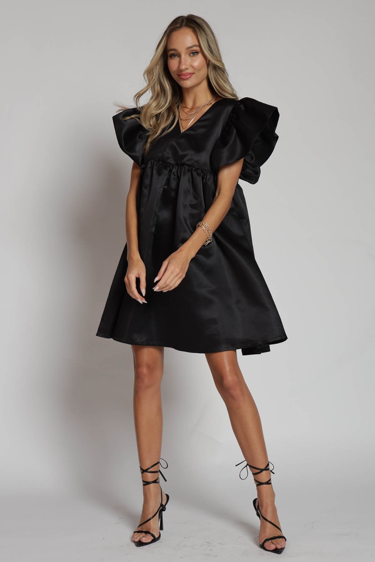 BLACK DOLL DRESS