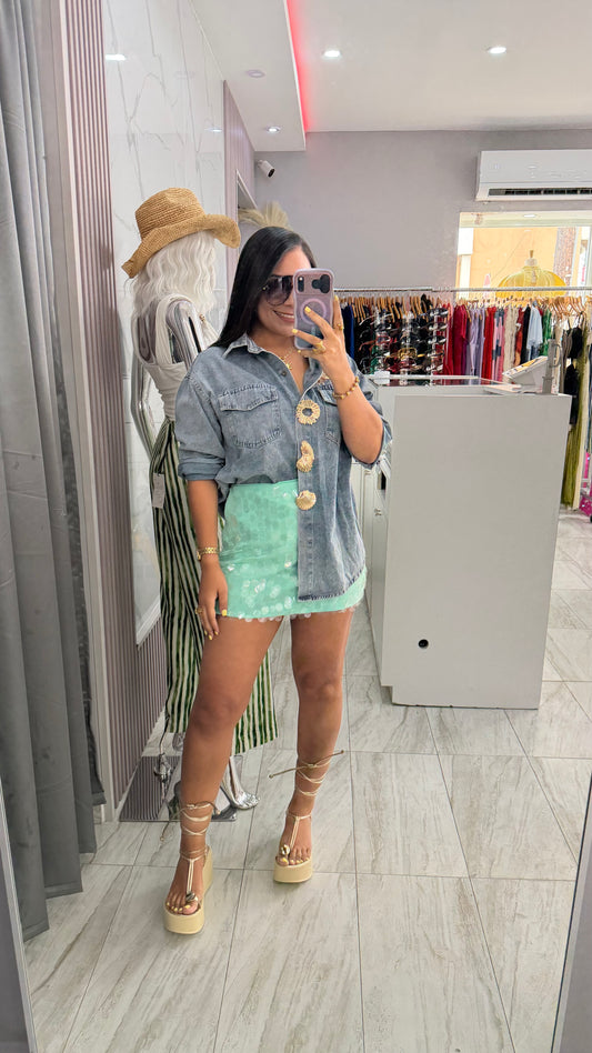 DENIM BUTTONDOWN SHIRT (CAMISA)